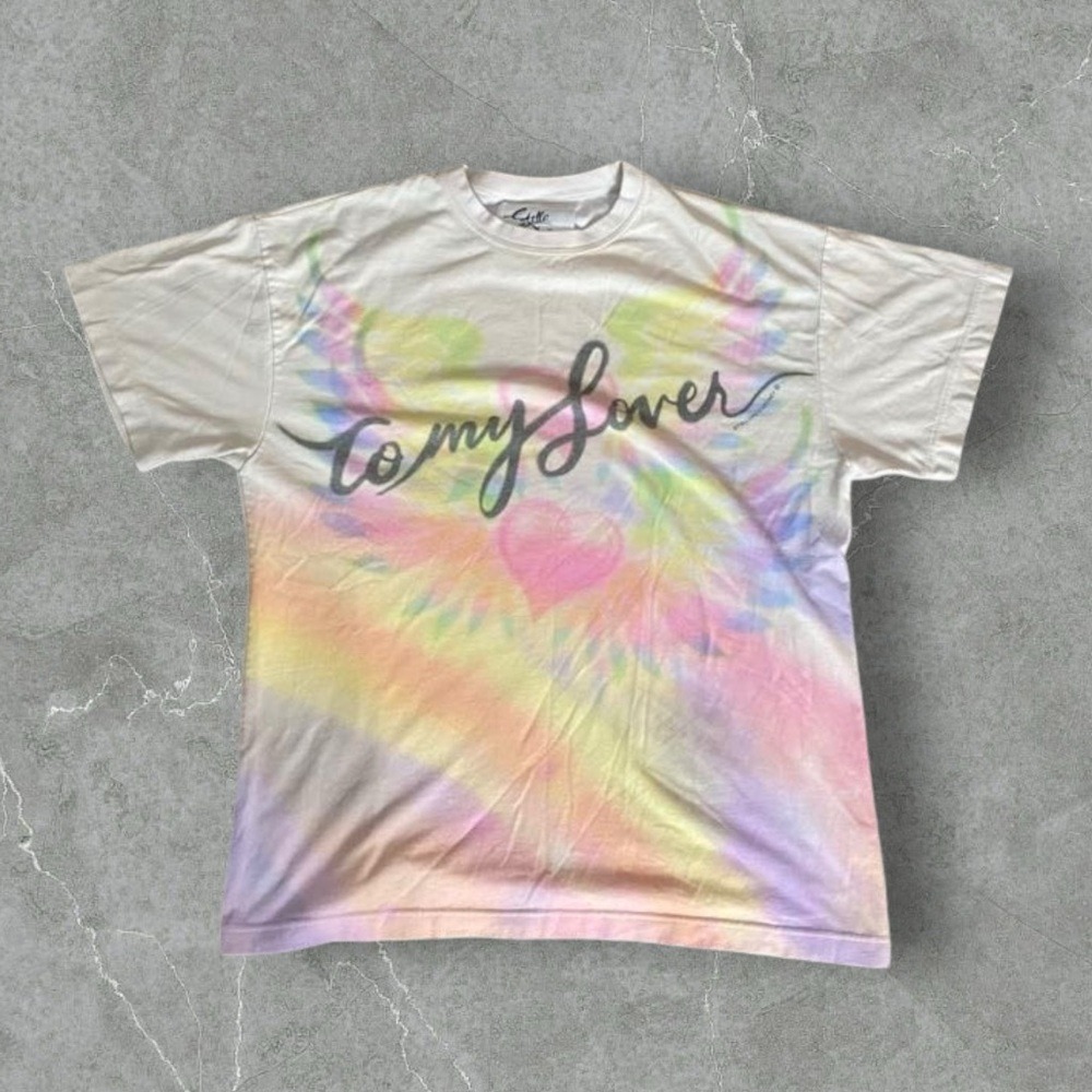 Stella McCartney Taylor Swift T-Shirt Unisex Medium Pastel Tie Dye Lover Wings